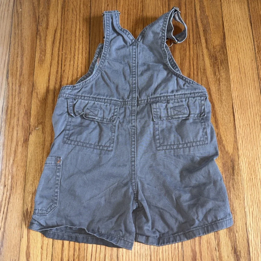 The Children's Place Baby Toddler Boys Carpenter Twill Shortalls 18 Months